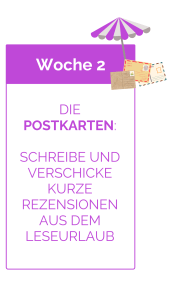 Leseurlaub Postkarten